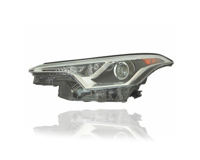 Headlight - Compatible/Replacement for '18-19 Toyota CH-R Japan/Turkey-Built - Halogen - Left Hand - Driver - 8117010A00 CAPA Headlight - Compatible/Replacement for '18-19 Toyota CH-R Japan/Turkey-Built - Halogen - Left Hand - Driver - 8117010A00 CAPA