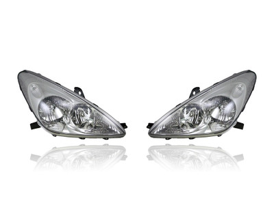 Headlight - Compatible/Replacement for '02-04 Lexus ES300/330 - With HID (Lens/Housing Only) - Pair, Left Driver + Right Passenger Set - 8114533461, 8118533461 CAPA Headlight - Compatible/Replacement for '02-04 Lexus ES300/330 - With HID (Lens/Housing Only) - Pair, Left Driver + Right Passenger Set - 8114533461, 8118533461 CAPA