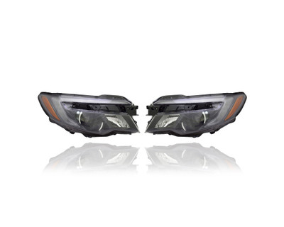 Headlight Assembly - Compatible/Replacement for '16-18 Honda Pilot Elite, 19-21 Pilot LX/EX/EXL/SP, 17-20 Ridgeline - LED - Pair, Left Driver + Right Passenger Set - 33100TG7A21, 33150TG7A21 CAPA Headlight Assembly - Compatible/Replacement for '16-18 Honda Pilot Elite, 19-21 Pilot LX/EX/EXL/SP, 17-20 Ridgeline - LED - Pair, Left Driver + Right Passenger Set - 33100TG7A21, 33150TG7A21 CAPA