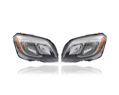 Headlight Assembly - Compatible/Replacement for '13-15 Mercedes-Benz GLK-Class - Halogen Type - Pair, Left Driver + Right Passenger Set - 2048204239, 2048204139 Headlight Assembly - Compatible/Replacement for '13-15 Mercedes-Benz GLK-Class - Halogen Type - Pair, Left Driver + Right Passenger Set - 2048204239, 2048204139