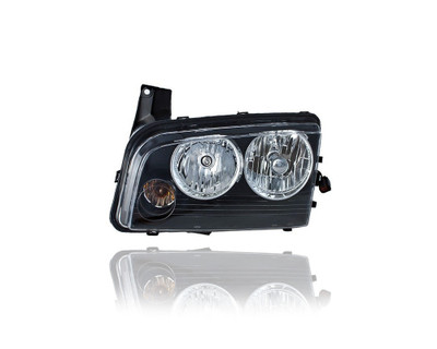 Headlight Assembly - Compatible/Replacement for '06-10 Dodge Charger - Halogen - Left Hand - Driver - 4806165AK CAPA Headlight Assembly - Compatible/Replacement for '06-10 Dodge Charger - Halogen - Left Hand - Driver - 4806165AK CAPA