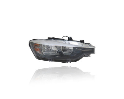 Headlight Assembly - Compatible/Replacement for '16-18 BMW 3-Series/Hybrid/320i/328d/330i/340i Sedan/Wagon - Halogen - Right Hand - Passenger - 63117365600 CAPA