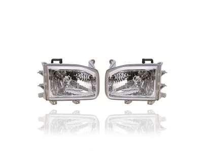 Headlight Assembly - Compatible/Replacement for '98-04 Nissan Pathfinder - Pair, Left Driver + Right Passenger Set - 260102W625, 260602W625 Headlight Assembly - Compatible/Replacement for '98-04 Nissan Pathfinder - Pair, Left Driver + Right Passenger Set - 260102W625, 260602W625