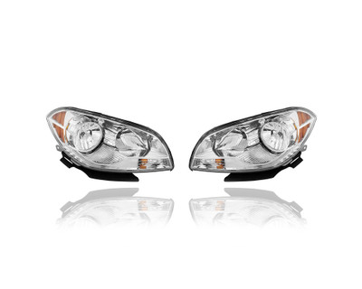Headlight Assembly - Compatible/Replacement for '08-12 Chevrolet Malibu, 08-10 Malibu-Hybrid - Pair, Left Driver + Right Passenger Set - 22897126, 22897127 CAPA Headlight Assembly - Compatible/Replacement for '08-12 Chevrolet Malibu, 08-10 Malibu-Hybrid - Pair, Left Driver + Right Passenger Set - 22897126, 22897127 CAPA