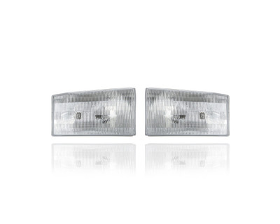 Headlight Assembly - Compatible/Replacement for '99-01 Ford F-250/350/450/550-XLT/Lariat, 00-01 Excursion - Composite Ribbed Pattern Lens - Pair, Left + Right Set - 1C3Z13008AA, 1C3Z13008BA CAPA Headlight Assembly - Compatible/Replacement for '99-01 Ford F-250/350/450/550-XLT/Lariat, 00-01 Excursion - Composite Ribbed Pattern Lens - Pair, Left + Right Set - 1C3Z13008AA, 1C3Z13008BA CAPA