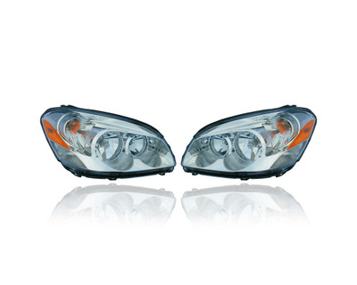 Headlight Assembly - Compatible/Replacement for '06-11 Buick Lucerne (Exclude 06-07 CX Model) - Pair, Left Driver + Right Passenger Set - 25974774, 25974773 Headlight Assembly - Compatible/Replacement for '06-11 Buick Lucerne (Exclude 06-07 CX Model) - Pair, Left Driver + Right Passenger Set - 25974774, 25974773
