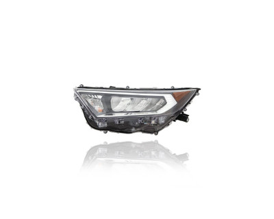 Headlight Assembly - Compatible/Replacement for '19-21 Toyota RAV4 XLE/Premium/Adventure/Limited/TRD Offroad (North American Built) - Halogen/LED Chrome Bezel - Left Hand - Driver - 811500R141 CAPA Headlight Assembly - Compatible/Replacement for '19-21 Toyota RAV4 XLE/Premium/Adventure/Limited/TRD Offroad (North American Built) - Halogen/LED Chrome Bezel - Left Hand - Driver - 811500R141 CAPA