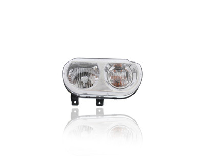 Headlight Assembly - Compatible/Replacement for '08-14 Dodge Challenger SE/SXT/Rally/RT-Only - Halogen - Right Hand - Passenger - 5028776AA CAPA