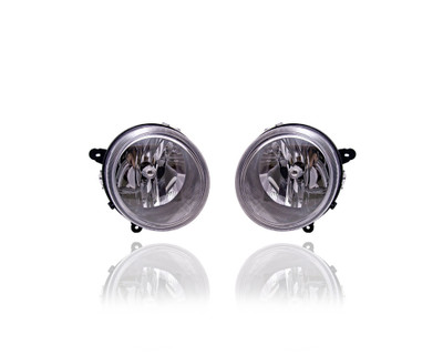 Headlight Assembly - Compatible/Replacement for '07-10 Jeep Compass, 07-17 Patriot - Without Leveling, Halogen - Pair, Left Driver + Right Passenger Set - 5303842AE, 5303843AE Headlight Assembly - Compatible/Replacement for '07-10 Jeep Compass, 07-17 Patriot - Without Leveling, Halogen - Pair, Left Driver + Right Passenger Set - 5303842AE, 5303843AE