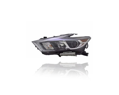 Headlight Assembly - Compatible/Replacement for '16-18 Nissan Maxima S/SV/SL - Halogen - Left Hand - Driver - 260604RF9B
