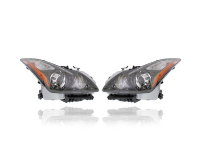 Headlight Assembly - Compatible/Replacement for '09-09 Infiniti G37 Sedan - HID/Xenon - Pair, Left Driver + Right Passenger Set - 260101NL0B, 8113033561 Headlight Assembly - Compatible/Replacement for '09-09 Infiniti G37 Sedan - HID/Xenon - Pair, Left Driver + Right Passenger Set - 260101NL0B, 8113033561