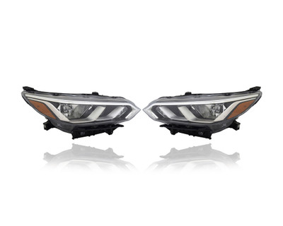 Headlight Assembly - Compatible/Replacement for '20-23 Nissan Sentra S/SV-Only - Halogen - Pair, Left Driver + Right Passenger Set - 260106LB0A, 260606LB0A Headlight Assembly - Compatible/Replacement for '20-23 Nissan Sentra S/SV-Only - Halogen - Pair, Left Driver + Right Passenger Set - 260106LB0A, 260606LB0A