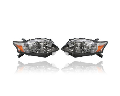 Headlight Assembly - Compatible/Replacement for '10-12 Lexus RX350 (USA/Canada-Built) - Halogen - Pair, Left Driver + Right Passenger Set - 811100E050, 811500E050 Headlight Assembly - Compatible/Replacement for '10-12 Lexus RX350 (USA/Canada-Built) - Halogen - Pair, Left Driver + Right Passenger Set - 811100E050, 811500E050