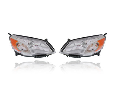 Headlight Assembly - Compatible/Replacement for '13-20 Nissan NV200 - Pair, Left Driver + Right Passenger Set - 260103LM0A, 260603LM0A CAPA Headlight Assembly - Compatible/Replacement for '13-20 Nissan NV200 - Pair, Left Driver + Right Passenger Set - 260103LM0A, 260603LM0A CAPA