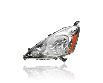 Headlight Assembly - Compatible/Replacement for '09-11 Honda Fit Sport - Black Interior Bezel - Left Hand - Driver - 33150TK6A11 Headlight Assembly - Compatible/Replacement for '09-11 Honda Fit Sport - Black Interior Bezel - Left Hand - Driver - 33150TK6A11