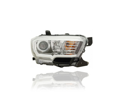 Headlight Assembly - Compatible/Replacement for '18-18 Toyota Tacoma SR5 - Halogen With Fog Lamp & Halogen Daytime Running Light - Right Hand - Passenger - 8111004261 Headlight Assembly - Compatible/Replacement for '18-18 Toyota Tacoma SR5 - Halogen With Fog Lamp & Halogen Daytime Running Light - Right Hand - Passenger - 8111004261