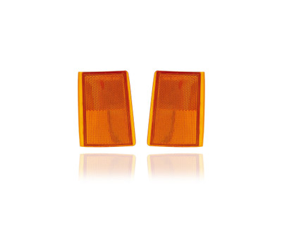 Side Marker Light - Compatible/Replacement for '88-93 Chevrolet Pickup, 92-93 Blazer/Tahoe/Yukon/Suburban - Composite Dual - Pair, Left Driver + Right Passenger Set - 5975198, 5975195 Side Marker Light - Compatible/Replacement for '88-93 Chevrolet Pickup, 92-93 Blazer/Tahoe/Yukon/Suburban - Composite Dual - Pair, Left Driver + Right Passenger Set - 5975198, 5975195