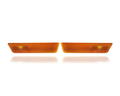 Side Marker Light - Compatible/Replacement for '08-14 Dodge Challenger - Pair, Left Driver + Right Passenger Set - 68043394AA, 68043395AA Side Marker Light - Compatible/Replacement for '08-14 Dodge Challenger - Pair, Left Driver + Right Passenger Set - 68043394AA, 68043395AA