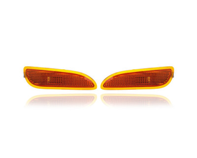 Side Marker Light - Compatible/Replacement for '03-09 Mercedes-Benz CLK-Class - Front - Pair, Left Driver + Right Passenger Set - 209820022164, 2098200121 Side Marker Light - Compatible/Replacement for '03-09 Mercedes-Benz CLK-Class - Front - Pair, Left Driver + Right Passenger Set - 209820022164, 2098200121