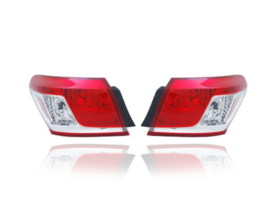 Tail Light - Compatible/Replacement for '10-12 Lexus ES350 - Outer On Body - Pair, Left Driver + Right Passenger Set - 8155133470, 8156133410 Tail Light - Compatible/Replacement for '10-12 Lexus ES350 - Outer On Body - Pair, Left Driver + Right Passenger Set - 8155133470, 8156133410