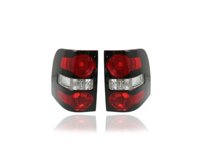 Tail Light - Compatible/Replacement for '06-10 Ford Explorer - Pair, Left Driver + Right Passenger Set - 6L2Z13404CA, 6L2Z13405CA CAPA