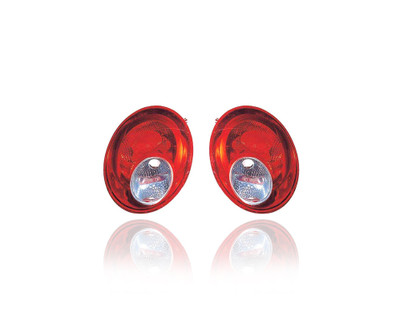 Tail Light - Compatible/Replacement for '06-10 VW Volkswagen New Beetle - Pair, Left Driver + Right Passenger Set - 1C0945172G, 1C0945095M CAPA