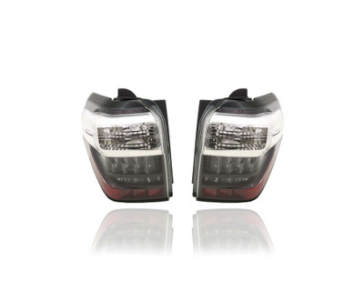 Tail Light - Compatible/Replacement for '14-21 Toyota 4Runner - Pair, Left Driver + Right Passenger Set - 8155135402, 8156135392 CAPA