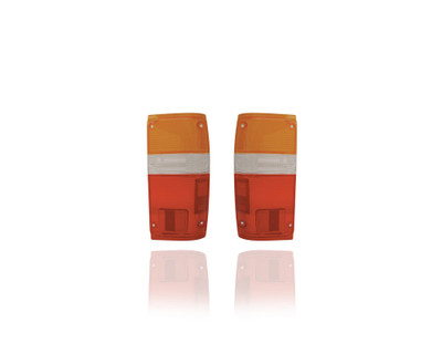 Tail Light Lens - Compatible/Replacement for '84-88 Toyota Pickup, 84-89 4Runner - Pair, Left Driver + Right Passenger Set - 8155189133, 8156189133 Tail Light Lens - Compatible/Replacement for '84-88 Toyota Pickup, 84-89 4Runner - Pair, Left Driver + Right Passenger Set - 8155189133, 8156189133