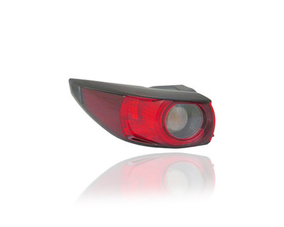 Tail Light Assembly - Compatible/Replacement for '17-21 Mazda CX5-Sport/Touring - Halogen Outer On Body Quarter Panel - Left Hand - Driver - KB8A51160F CAPA