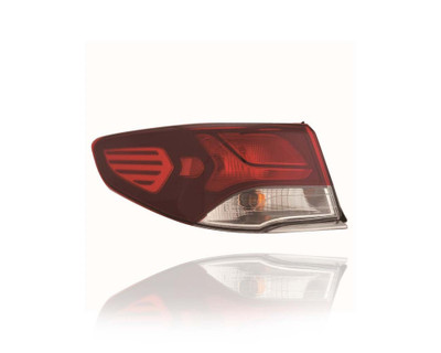 Tail Light Assembly - Compatible/Replacement for '18-19 Hyundai Sonata SE/Eco/SEL/Sport-Only - Outer On Body, Halogen - Left Hand - Driver - 92401C2500 CAPA