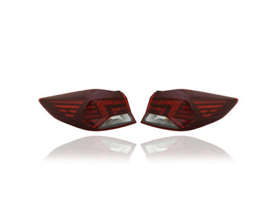 Tail Light Assembly - Compatible/Replacement for '19-20 Hyundai Elantra Sedan SE/SEL/Value/Eco (USA Built) - Outer On Body Halogen - Pair, Left Driver + Right Passenger Set - 92402F3500, 92401F3500 Tail Light Assembly - Compatible/Replacement for '19-20 Hyundai Elantra Sedan SE/SEL/Value/Eco (USA Built) - Outer On Body Halogen - Pair, Left Driver + Right Passenger Set - 92402F3500, 92401F3500