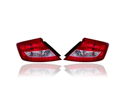 Tail Light Assembly - Compatible/Replacement for '12-13 Honda Civic Coupe - Pair, Left Driver + Right Passenger Set - 33500TS8A01, 33550TS8A01 CAPA Tail Light Assembly - Compatible/Replacement for '12-13 Honda Civic Coupe - Pair, Left Driver + Right Passenger Set - 33500TS8A01, 33550TS8A01 CAPA