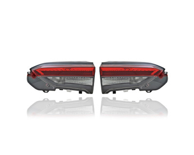 Tail Light Assembly - Compatible/Replacement for '19-21 Toyota RAV4/Hybrid (North American Built) - LED Inner On Liftgate - Pair, Left Driver + Right Passenger Set - 815800R060, 815900R060 CAPA Tail Light Assembly - Compatible/Replacement for '19-21 Toyota RAV4/Hybrid (North American Built) - LED Inner On Liftgate - Pair, Left Driver + Right Passenger Set - 815800R060, 815900R060 CAPA
