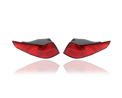 Tail Light Assembly - Compatible/Replacement for '14-15 Kia Optima LX/EX-Only (USA Built) - Outer On Body, Halogen - Pair, Left Driver + Right Passenger Set - 924024C500, 924014C500 CAPA Tail Light Assembly - Compatible/Replacement for '14-15 Kia Optima LX/EX-Only (USA Built) - Outer On Body, Halogen - Pair, Left Driver + Right Passenger Set - 924024C500, 924014C500 CAPA