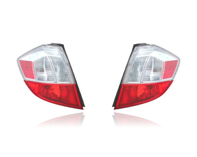 Tail Light Assembly - Compatible/Replacement for '09-14 Honda Fit - Pair, Left Driver + Right Passenger Set - 33500TK6A01, 33550TK6A01 CAPA