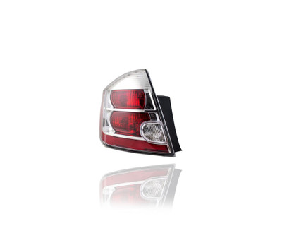 Tail Light Assembly - Compatible/Replacement for '10-12 Nissan Sentra Base/S/SL - Chrome Red Interior - Left Hand - Driver - 26555ZT50A Tail Light Assembly - Compatible/Replacement for '10-12 Nissan Sentra Base/S/SL - Chrome Red Interior - Left Hand - Driver - 26555ZT50A