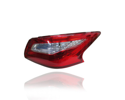 Tail Light Assembly - Compatible/Replacement for '18-18 Nissan Altima Sedan S/SV/SL - Outer On Body, Standard Red Lens - Right Hand - Passenger - 265509HU0A Tail Light Assembly - Compatible/Replacement for '18-18 Nissan Altima Sedan S/SV/SL - Outer On Body, Standard Red Lens - Right Hand - Passenger - 265509HU0A