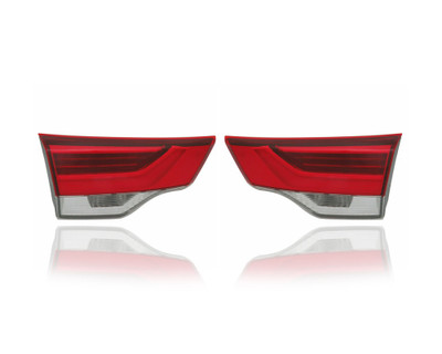 Tail Light Assembly - Compatible/Replacement for '17-19 Toyota Highlander/Hybrid LE/L Plus/XLE, 17-18 SE/Limited - Inner, Clear Lens - Pair, Left Driver Right Passenger Set 815800E120, 815900E120 CAPA Tail Light Assembly - Compatible/Replacement for '17-19 Toyota Highlander/Hybrid LE/L Plus/XLE, 17-18 SE/Limited - Inner, Clear Lens - Pair, Left Driver Right Passenger Set 815800E120, 815900E120 CAPA