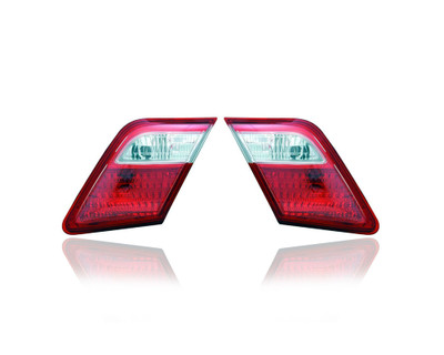 Tail Light Assembly - Compatible/Replacement for '07-09 Toyota Camry - Inner On Trunk Lid - Pair, Left Driver + Right Passenger Set - 8158006120, 8159006120 Tail Light Assembly - Compatible/Replacement for '07-09 Toyota Camry - Inner On Trunk Lid - Pair, Left Driver + Right Passenger Set - 8158006120, 8159006120