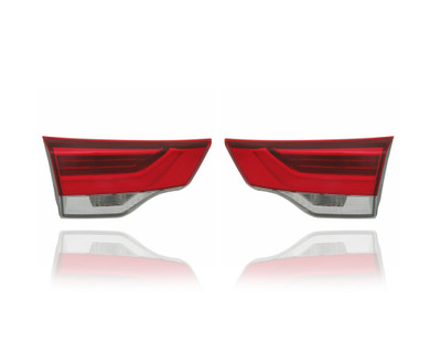 Tail Light Assembly - Compatible/Replacement for '17-19 Toyota Highlander/Hybrid LE/L Plus/XLE, 17-18 SE/Limited - Inner, Clear Lens - Pair, Left Driver + Right Passenger Set - 815800E120, 815900E120 Tail Light Assembly - Compatible/Replacement for '17-19 Toyota Highlander/Hybrid LE/L Plus/XLE, 17-18 SE/Limited - Inner, Clear Lens - Pair, Left Driver + Right Passenger Set - 815800E120, 815900E120
