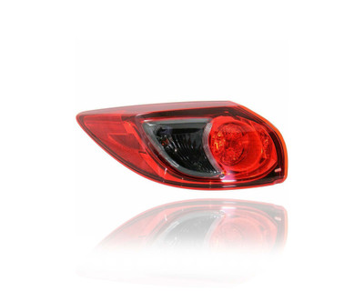 Tail Light Assembly - Compatible/Replacement for '13-16 Mazda CX5-Sport/Touring/Grand Touring - Halogen Outer On Body Quarter Panel - Left Hand - Driver - KD3351160D
