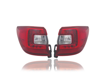 Tail Light Assembly - Compatible/Replacement for '15-19 Subaru Outback - Outer On Body - Pair, Left Driver + Right Passenger Set - 84912AL05A, 84912AL06A Tail Light Assembly - Compatible/Replacement for '15-19 Subaru Outback - Outer On Body - Pair, Left Driver + Right Passenger Set - 84912AL05A, 84912AL06A