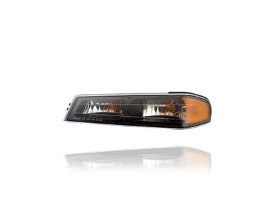 Turn Signal - Parking Light - Compatible/Replacement for '04-12 Chevrolet Colorado/GMC Canyon (Exclude Xtreme-Trim) - With Black Bezel - Left Hand - Driver - 19328954 CAPA