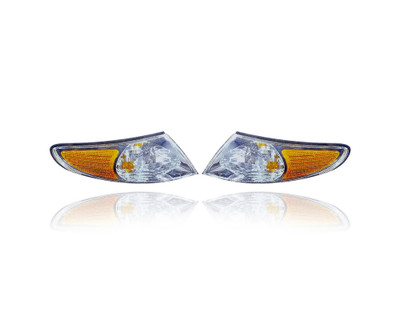 Turn Signal - Parking Light Assembly - Compatible/Replacement for '02-03 Toyota Solara - Pair, Left Driver + Right Passenger Set - 81510AA030, 81520AA030 Turn Signal - Parking Light Assembly - Compatible/Replacement for '02-03 Toyota Solara - Pair, Left Driver + Right Passenger Set - 81510AA030, 81520AA030