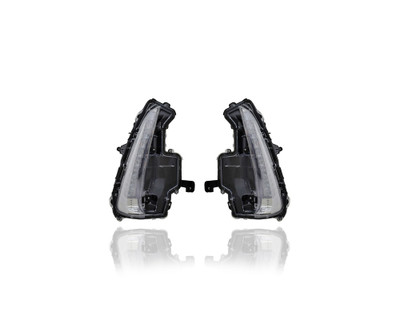Turn Signal Light Assembly - Compatible/Replacement for '17-22 Toyota Prius Prime Plus/Premium/LE/XLE-Only - Without Fog Lamp - Pair, Left Driver + Right Passenger Set - 8151047120, 8152047120 Turn Signal Light Assembly - Compatible/Replacement for '17-22 Toyota Prius Prime Plus/Premium/LE/XLE-Only - Without Fog Lamp - Pair, Left Driver + Right Passenger Set - 8151047120, 8152047120