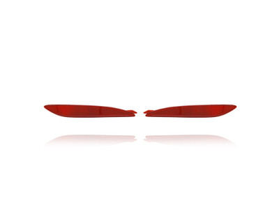 Bumper Cover Reflector - Compatible/Replacement for '11-13 Hyundai Elantra Sedan - Rear - Pair, Left Driver + Right Passenger Set - 924063X000, 924053X000 Bumper Cover Reflector - Compatible/Replacement for '11-13 Hyundai Elantra Sedan - Rear - Pair, Left Driver + Right Passenger Set - 924063X000, 924053X000