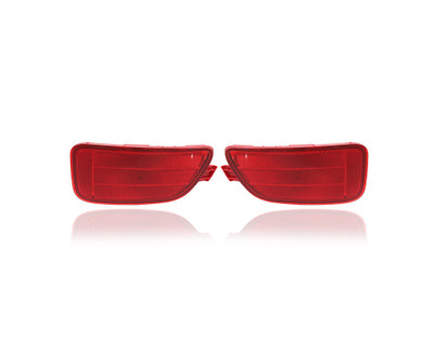 Bumper Cover Reflector - Compatible/Replacement for '12-13 Kia Soul - Rear - Pair, Left Driver + Right Passenger Set - 924522K500, 924512K500 Bumper Cover Reflector - Compatible/Replacement for '12-13 Kia Soul - Rear - Pair, Left Driver + Right Passenger Set - 924522K500, 924512K500