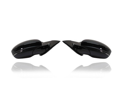 Door Mirror - Compatible/Replacement for '19-21 Nissan Altima SV/SL-Only - Powered, Heated, With Signal Lamp, Without Camera, Glossy-Black, Unpainted - Pair Set - 963016CA1B, 963026CA1B Door Mirror - Compatible/Replacement for '19-21 Nissan Altima SV/SL-Only - Powered, Heated, With Signal Lamp, Without Camera, Glossy-Black, Unpainted - Pair Set - 963016CA1B, 963026CA1B