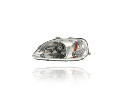 Headlight For 99-00 Honda Civic - Lens & Body (With Corner Lamp; Without Bulb), Left Hand Driver Headlight For 99-00 Honda Civic - Lens & Body (With Corner Lamp; Without Bulb), Left Hand Driver