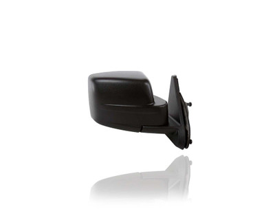 Door Mirror - Compatible/Replacement for '07-17 Jeep Patriot-Sport - Manual, Square Type, Textured Black - Right Hand - Passenger - 5155456AK